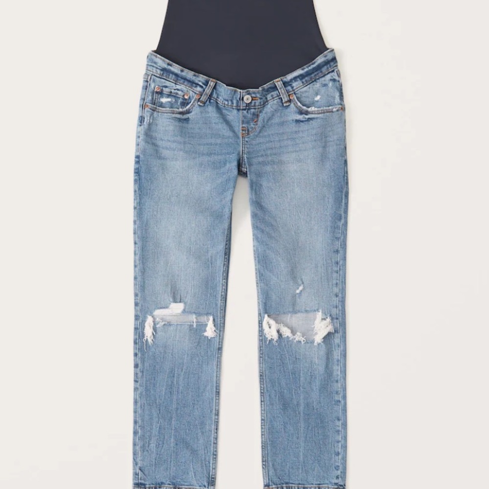 Abercrombie & Fitch Maternity Straight Ankle Jeans